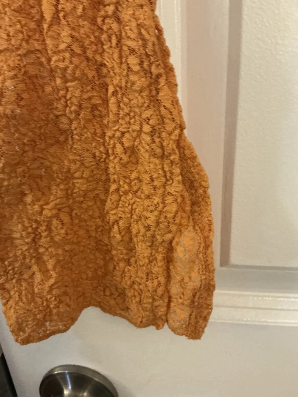 BDG Textured Mustard Button-Down Shirt - Picture 3 of 6